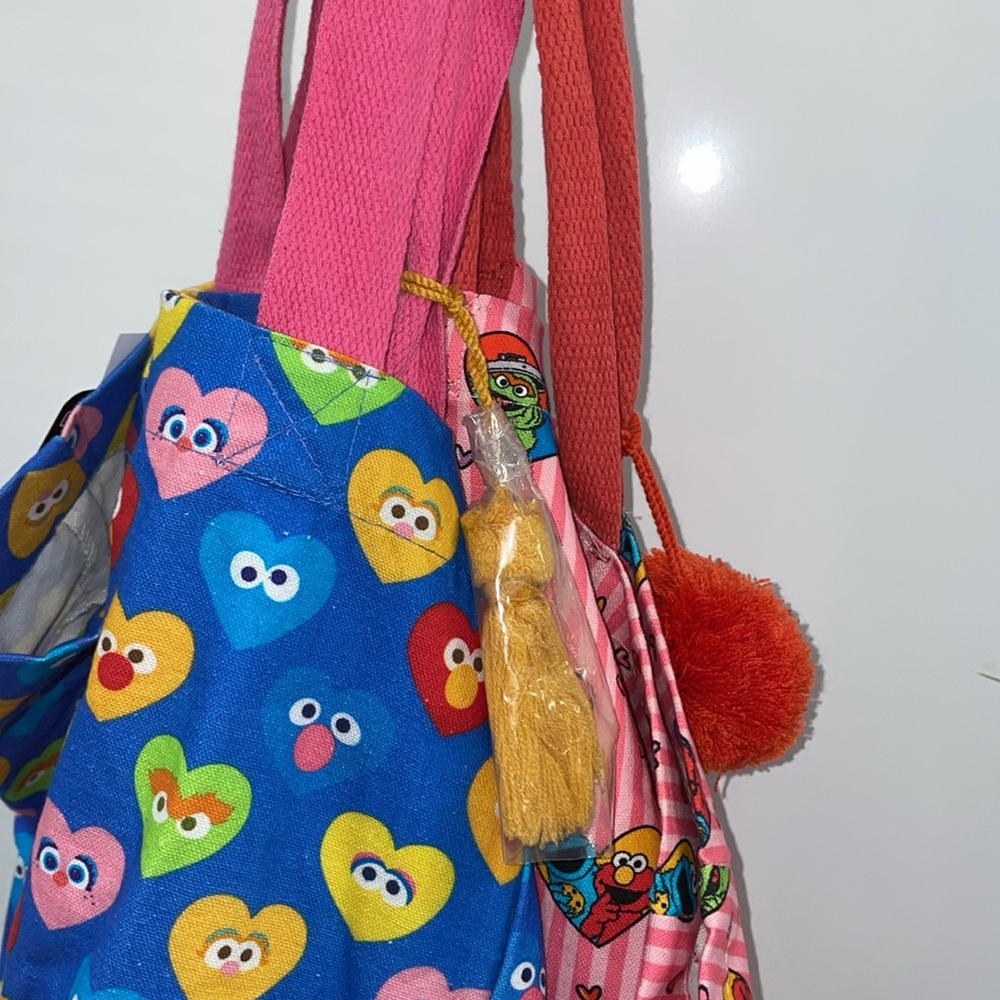 Sesame Street Canvas Tote bag set - Picture 5 of 6